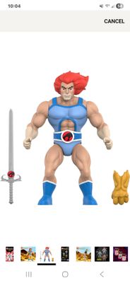 Lion-O 6" 2024 Super 7 THUNDERCATS ReAction NEW MOC #2