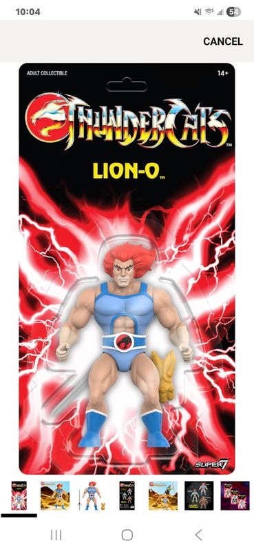 Lion-O 6&quot; 2024 Super 7 THUNDERCATS ReAction NEW MOC #2