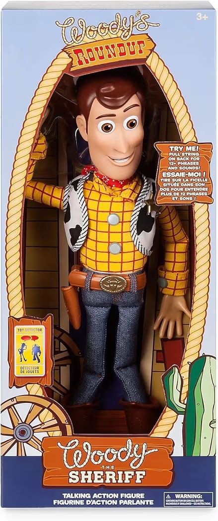 Disney Store Official Toy Story Sheriff Woody Talking Action Figure