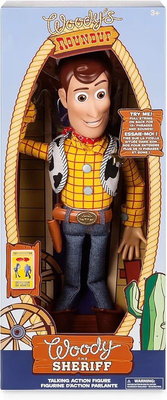 Disney Store Official Toy Story Sheriff Woody Talking Action Figure