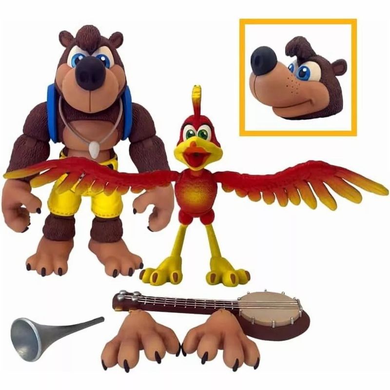 Banjo Kazooie Banjo and Kazooie Action Figure 2-Pack