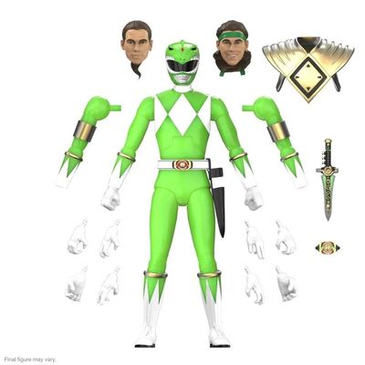 Mighty Morphin Power Rangers ULTIMATES! Green Ranger (Glow) Action Figure