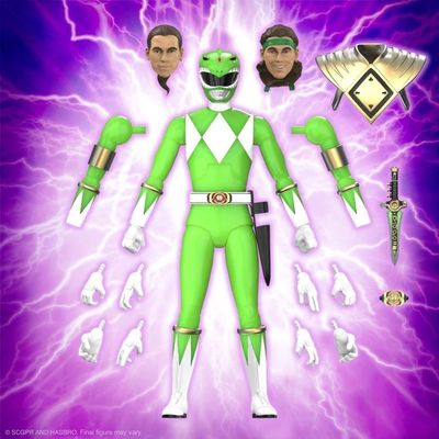 Mighty Morphin Power Rangers ULTIMATES! Green Ranger (Glow) Action Figure