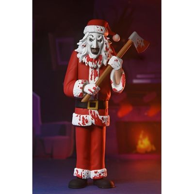 Terrifier 3 - 6" Scale Action Figure - Toony Terrors Santa Suit Art the Clown (Bloody Version) Mint