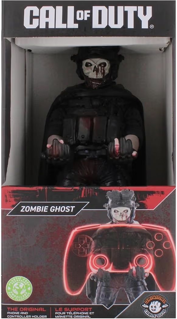 Exquisite Gaming: Call of Duty: Zombie Ghost - Cable Guys Original Controller &amp; Phone Holder, Collectible Device Stand, Officially Licensed Figure