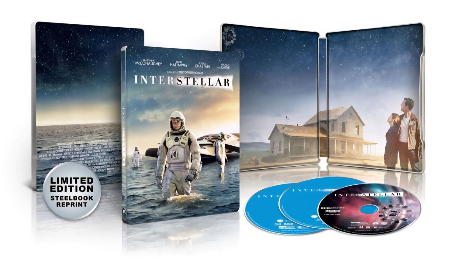 Interstellar (Steelbook) (Exclusive) (4K Ultra HD + Blu-ray + Digital Copy)