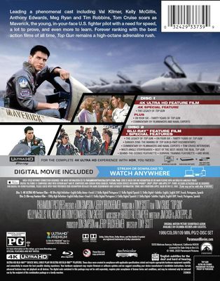 Top Gun (4k UHD + Blu-ray + Digital / Steelbook)