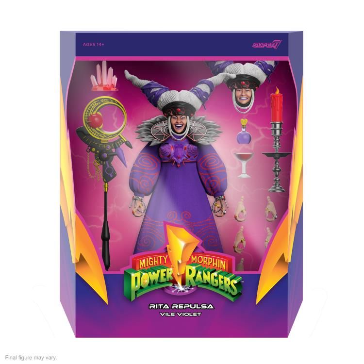Mighty Morphin Power Rangers ULTIMATES! Rita Repulsa (Vile Violet) Action Figure