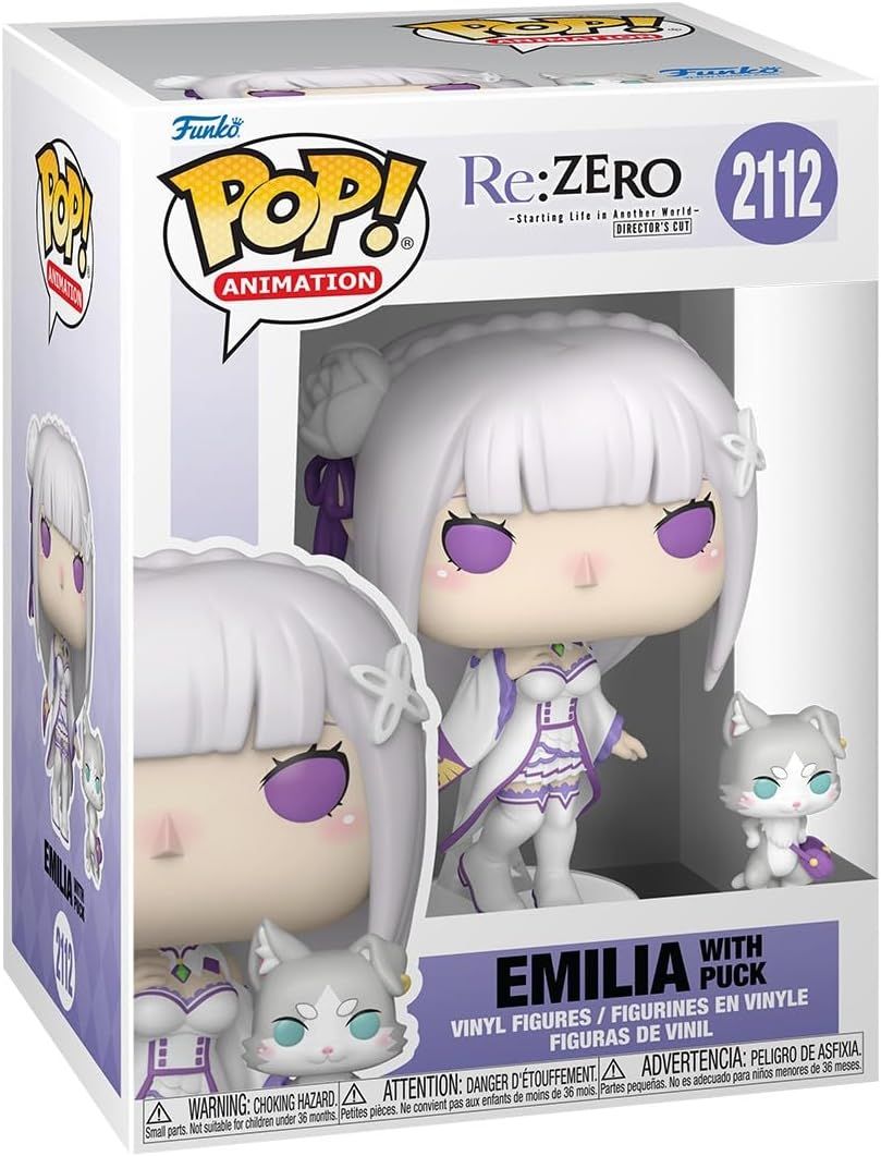 Funko Pop! &amp; Buddy: Re: Zero - Emilia with Puck