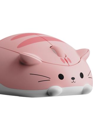 Bluetooth Cat Theme Wireless Gaming Mouse Pink,l
