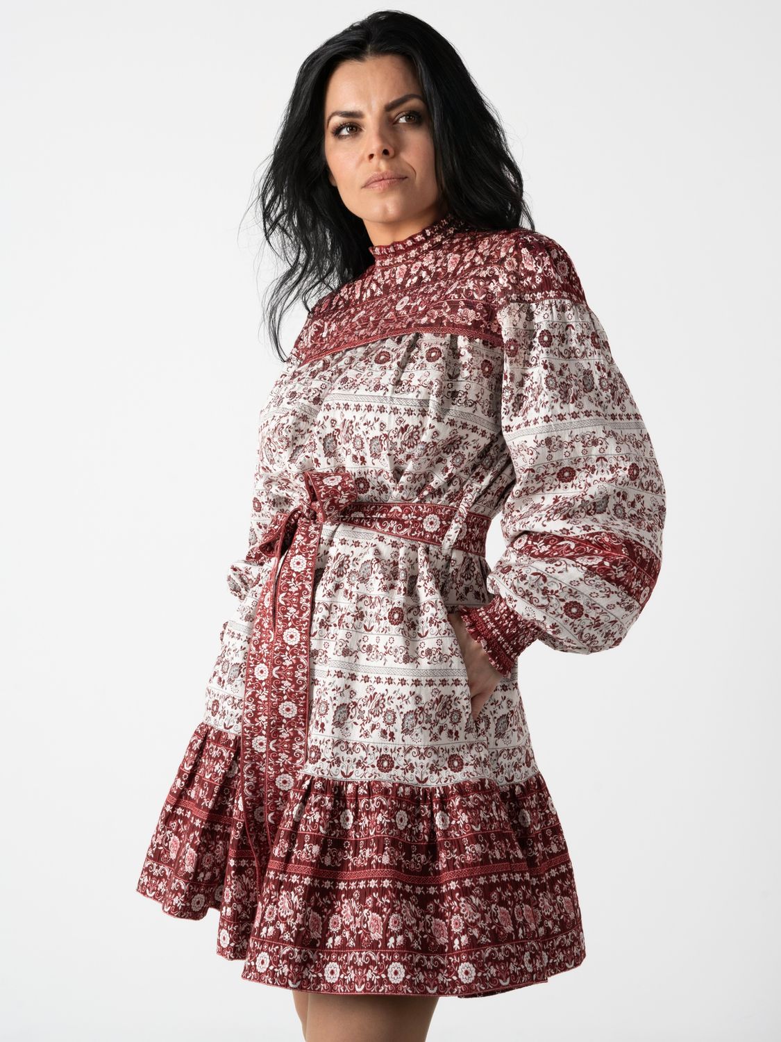 Jacquard Mini Dress