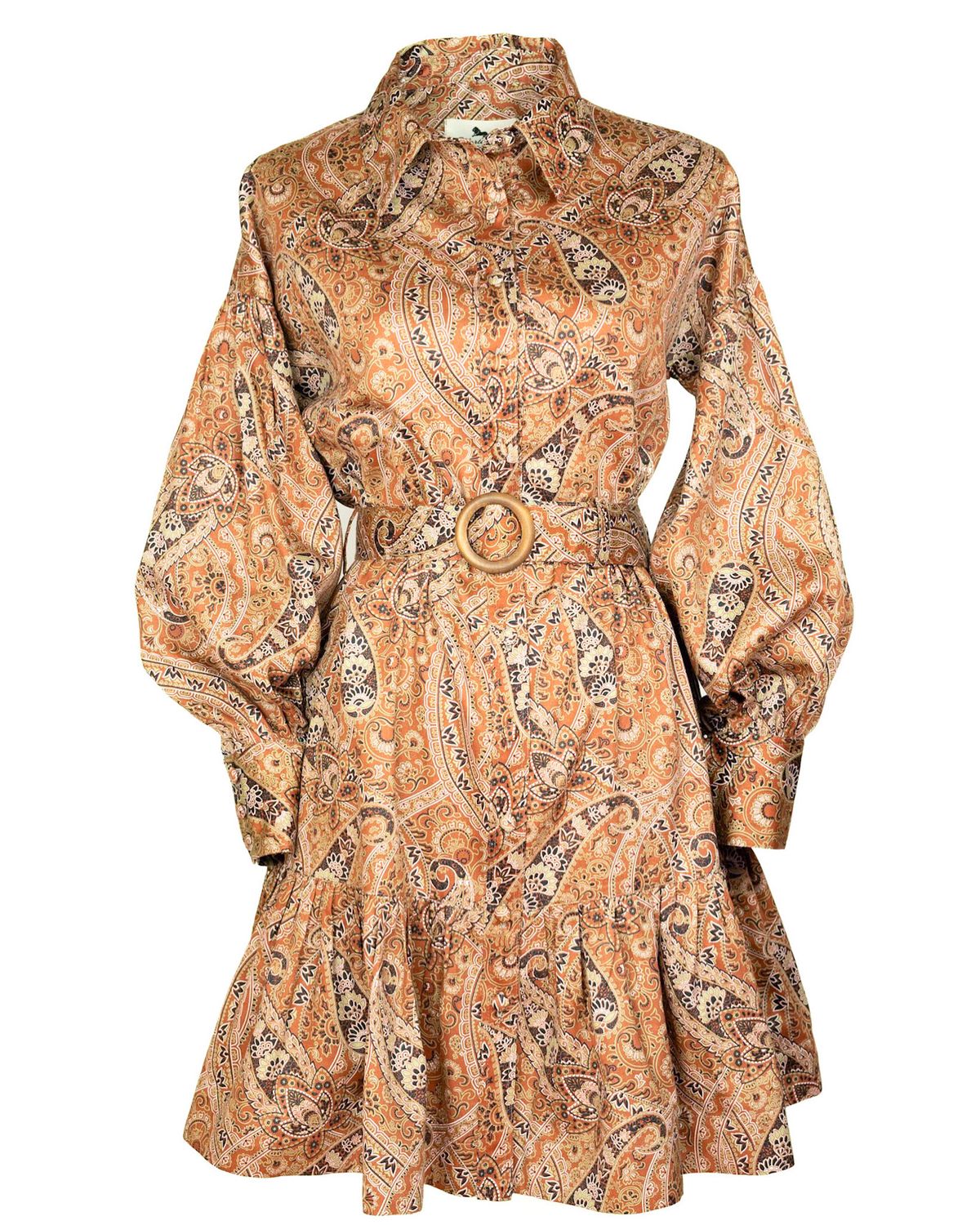 Paisley Cotton Shirtdress