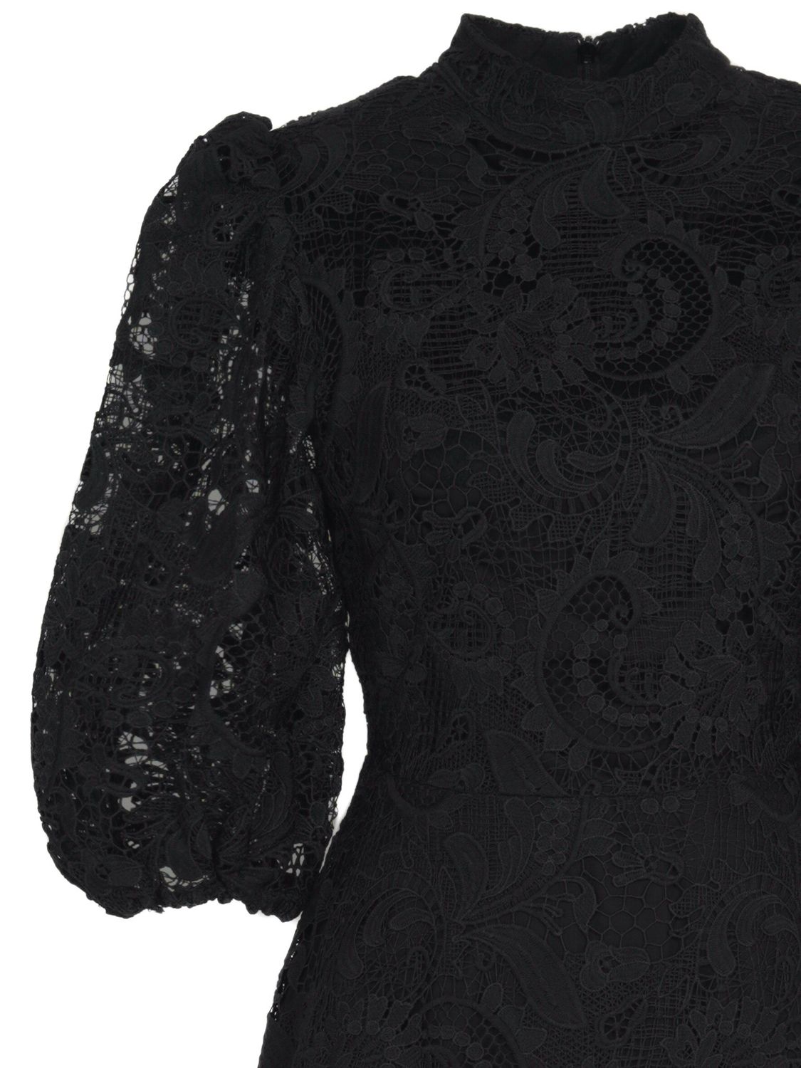 Lace Maxi  Dress Black