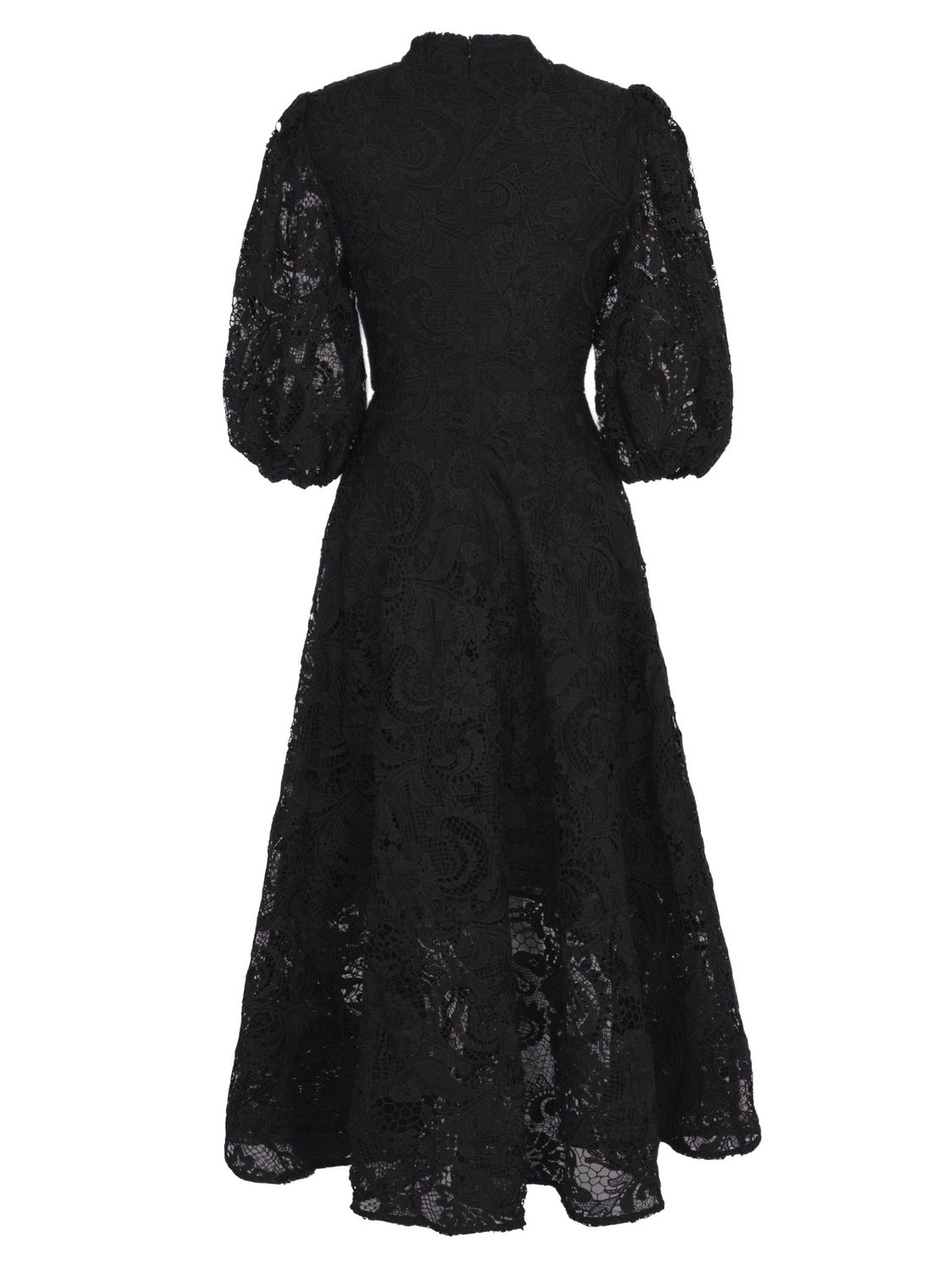Lace Maxi  Dress Black