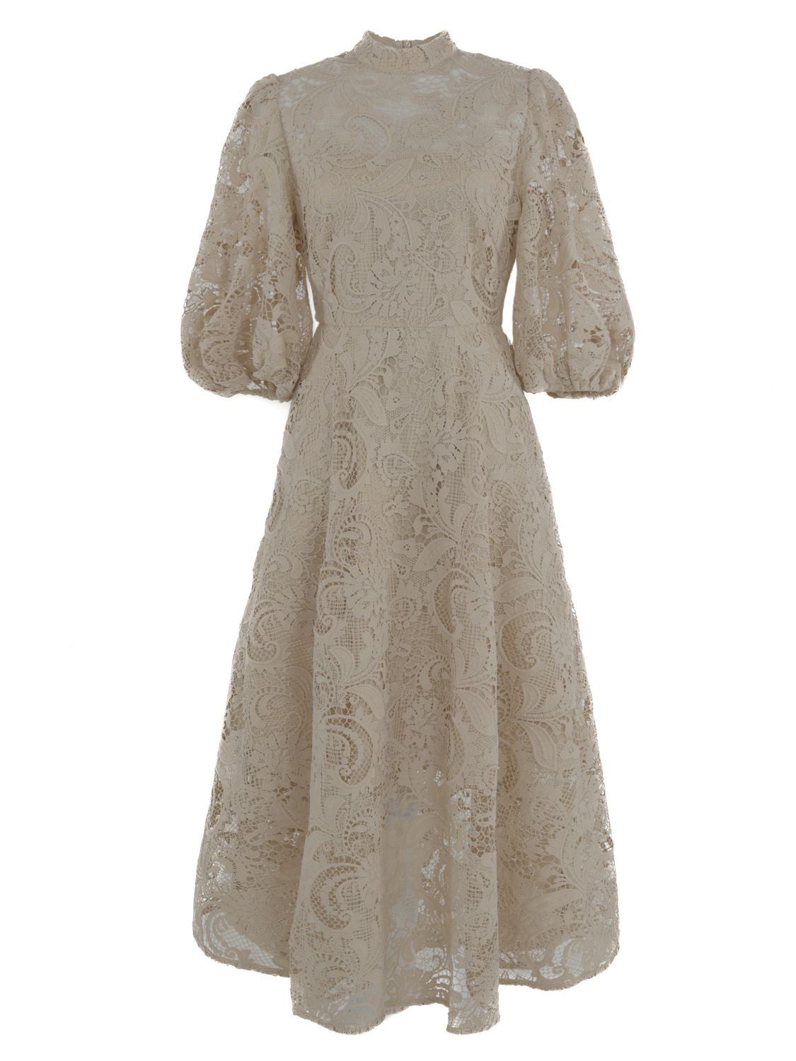 Lace Maxi  Dress Sand