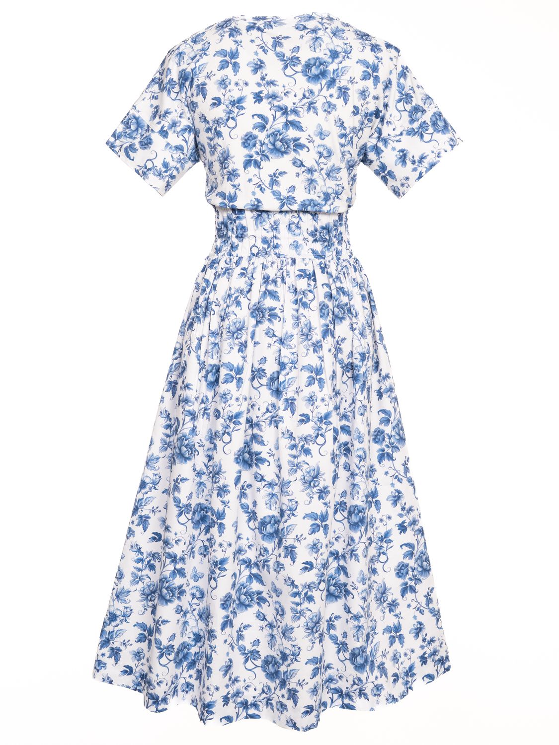 Floral Jersey Midi Dress