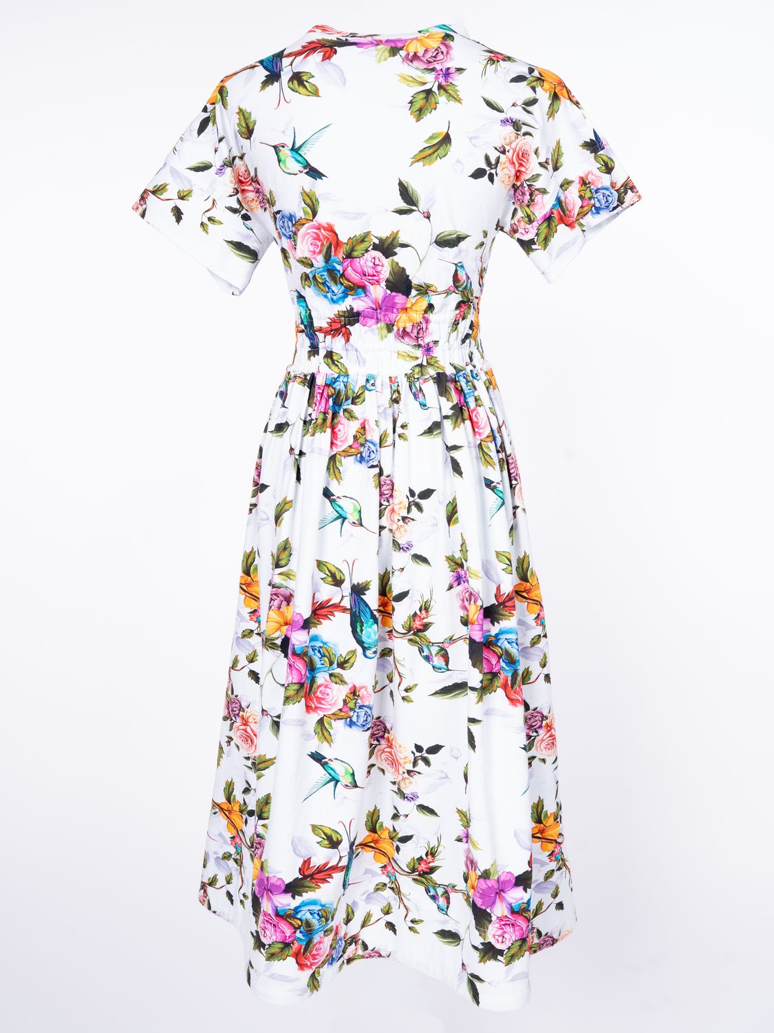 Cotton Jersey T-shirt Midi Dress