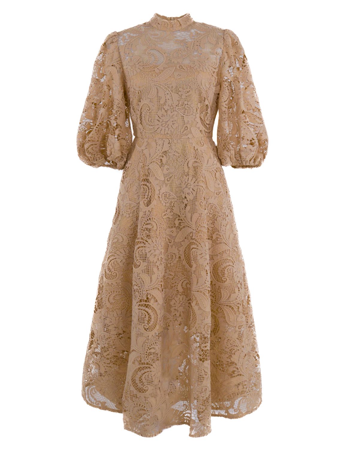 Lace Maxi  Dress Sand