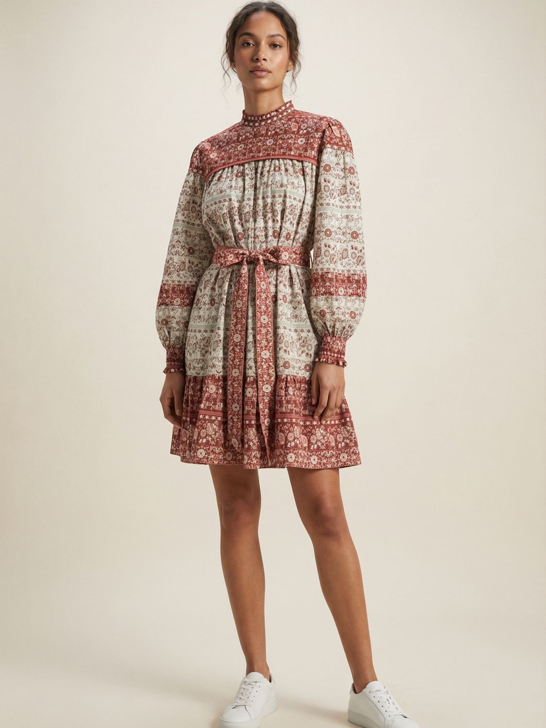 Folk Jacquard Dress