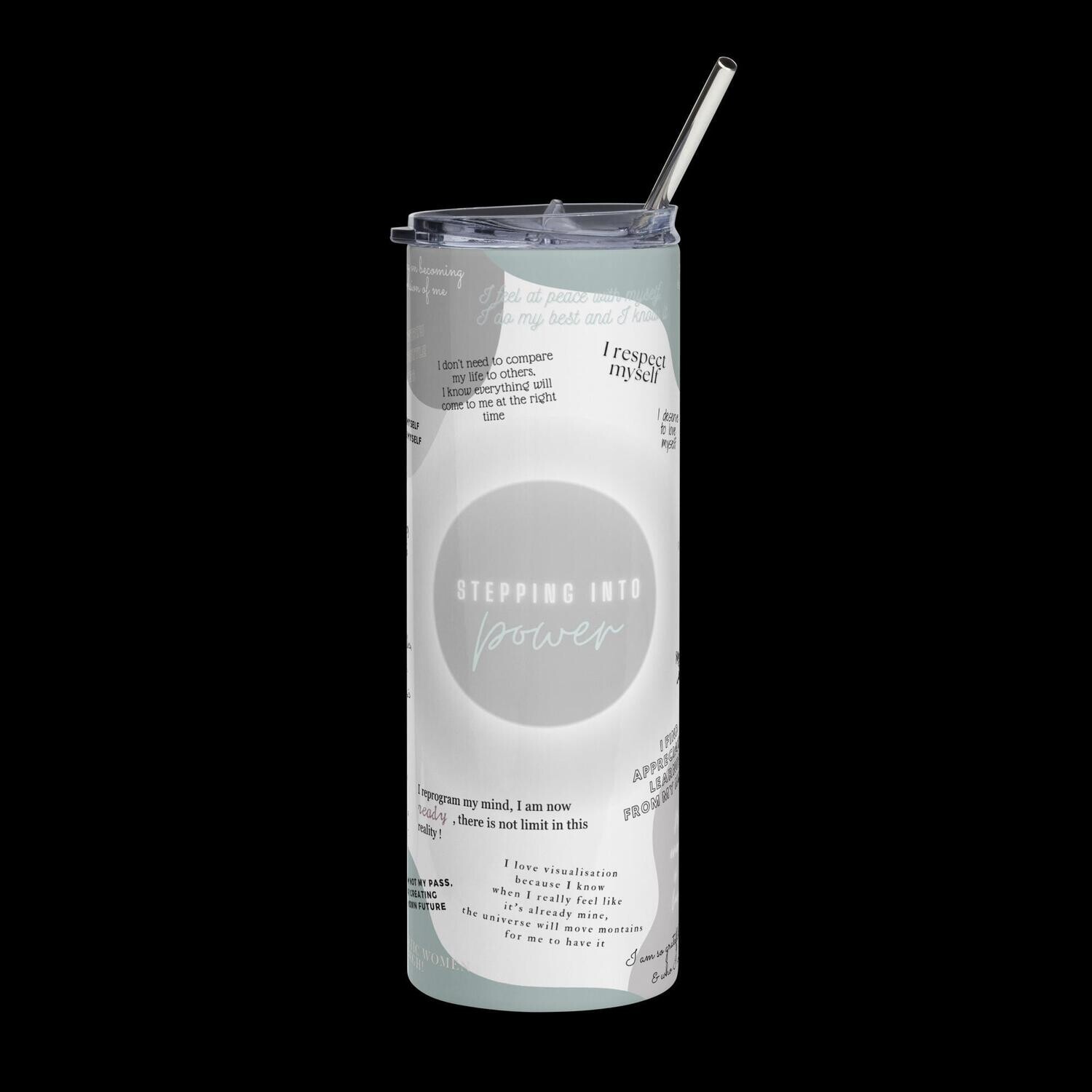 Powerful affirmations Stainless steel tumbler