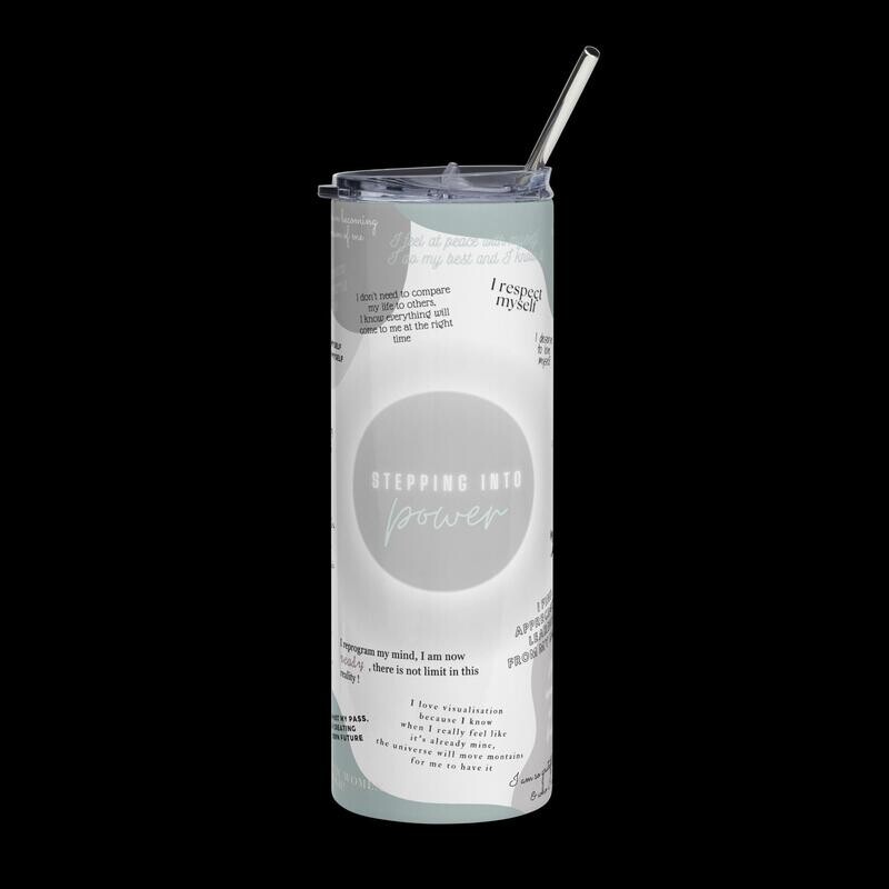 Powerful affirmations Stainless steel tumbler