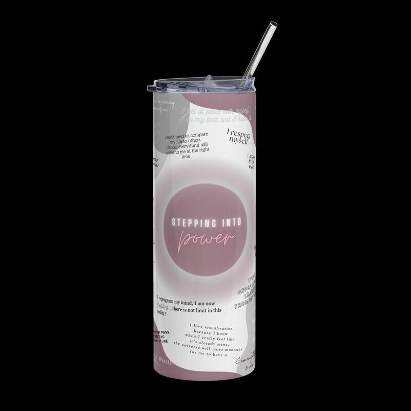 Powerful affirmations Stainless steel tumbler
