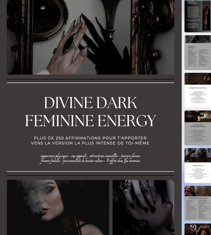 Divine dark feminine energy