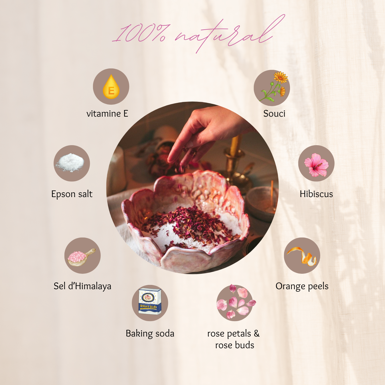 Sel de bain rituel « Self Love »