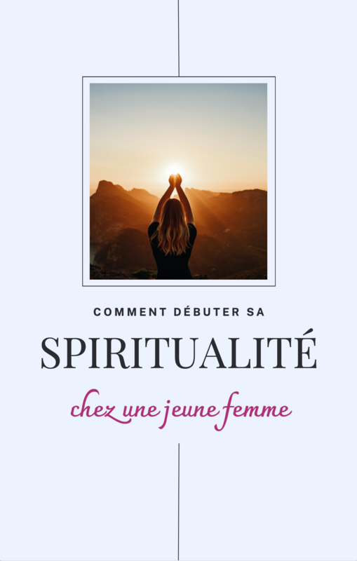 Débuter sa spiritualité chez une jeune femme
