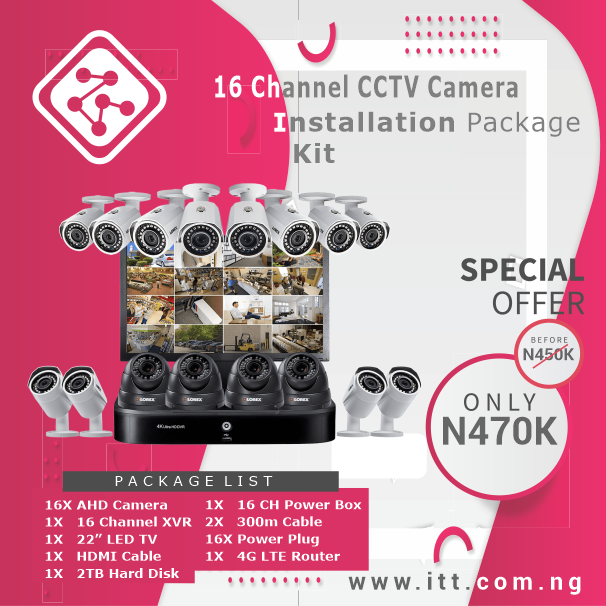 16 Camera CCTV System + Installation
