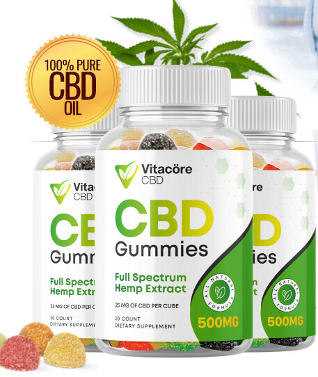 Vitacore CBD Gummies- Pain Relief