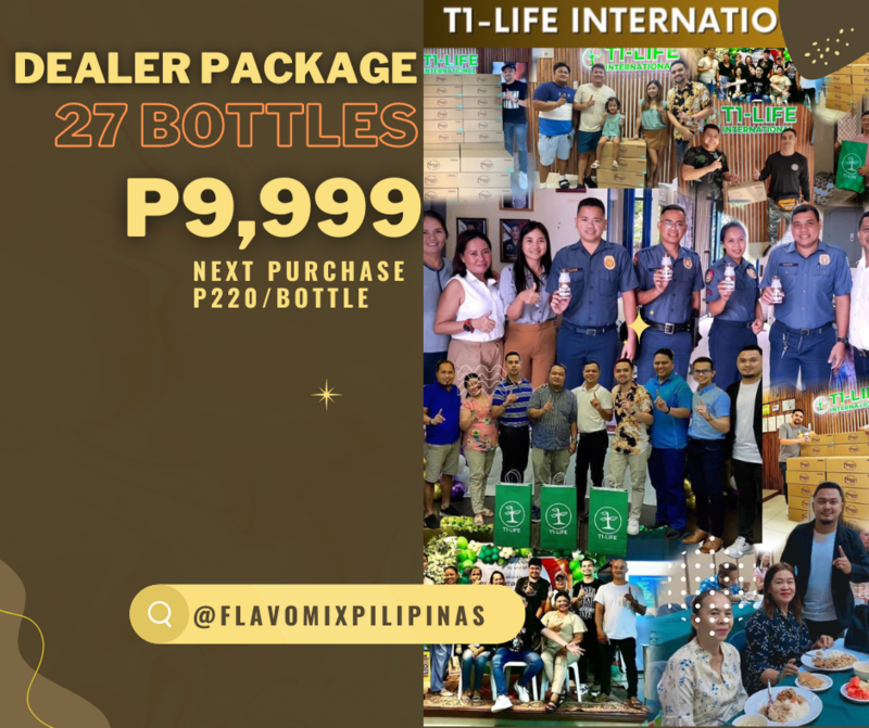DEALER PACKAGE 27 BOTTLES FLAVO MIX (Next purchase P220/bottle)