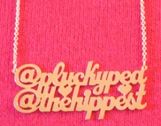 Two Name Tweetheart Necklace