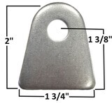 Chassis Tab 1/4&quot; With 1/2&quot; Hole