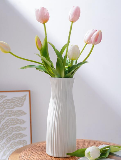 1pc Solid Plastic Vase
