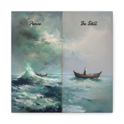 Peace Be Still Matte Canvas, Stretched, 1.25&quot;