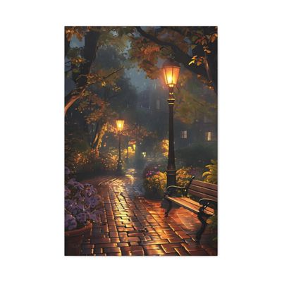 Lonely Pathway Matte Canvas, Stretched, 1.25&quot;