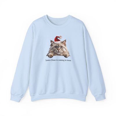Santa Claws is coming to town Unisex Heavy Blend™ Crewneck Sweatshirt