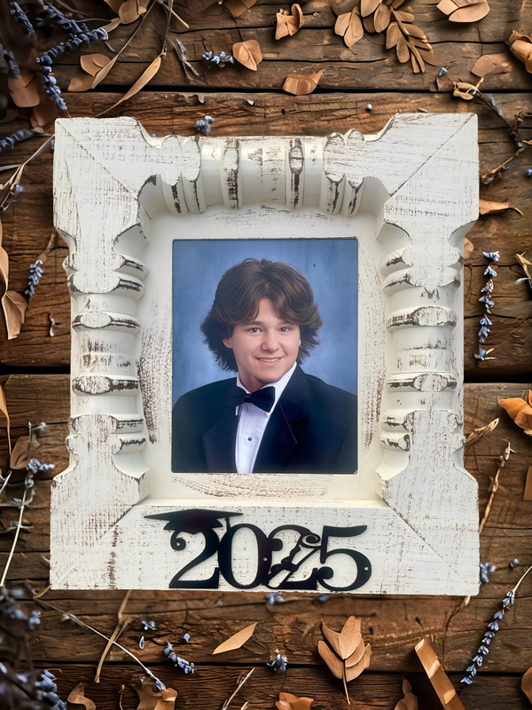 8x10 Graduation Frame 2025 Portrait - Rustic Wall Art Frame