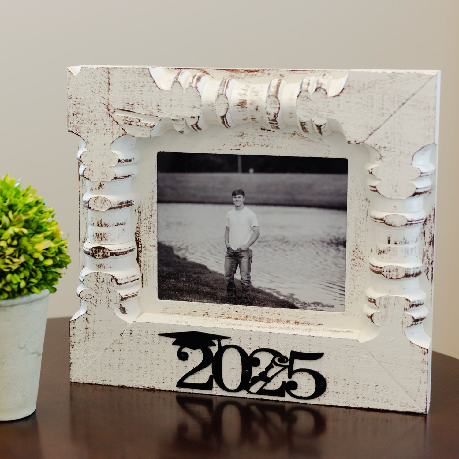 8x10 Graduation Frame 2025 Landscape - Rustic Wall Art Frame