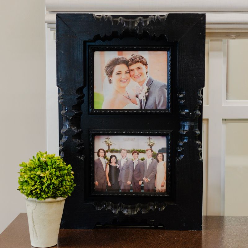 8x10 Black Double Post Frame – Rustic Wall Art Frame