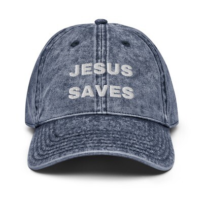 Jesus Saves vintage cap
