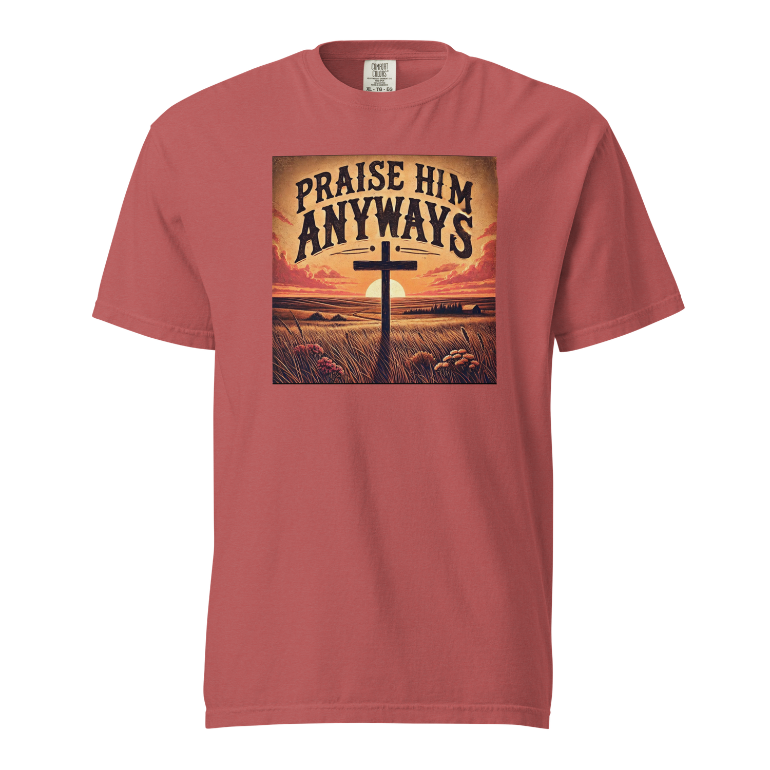 Praise Him anyways Oversized Tshirt