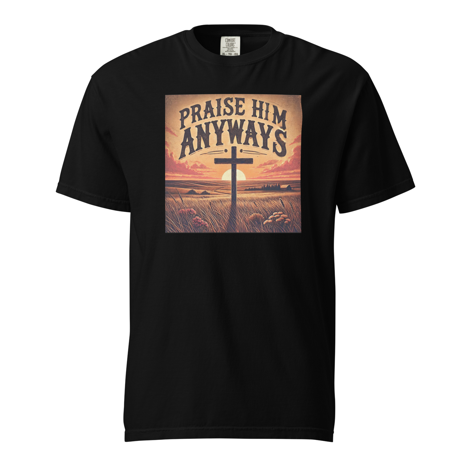 Praise Him anyways Oversized Tshirt