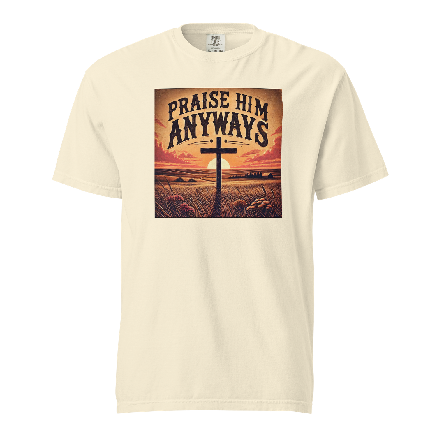 Praise Him anyways Oversized Tshirt