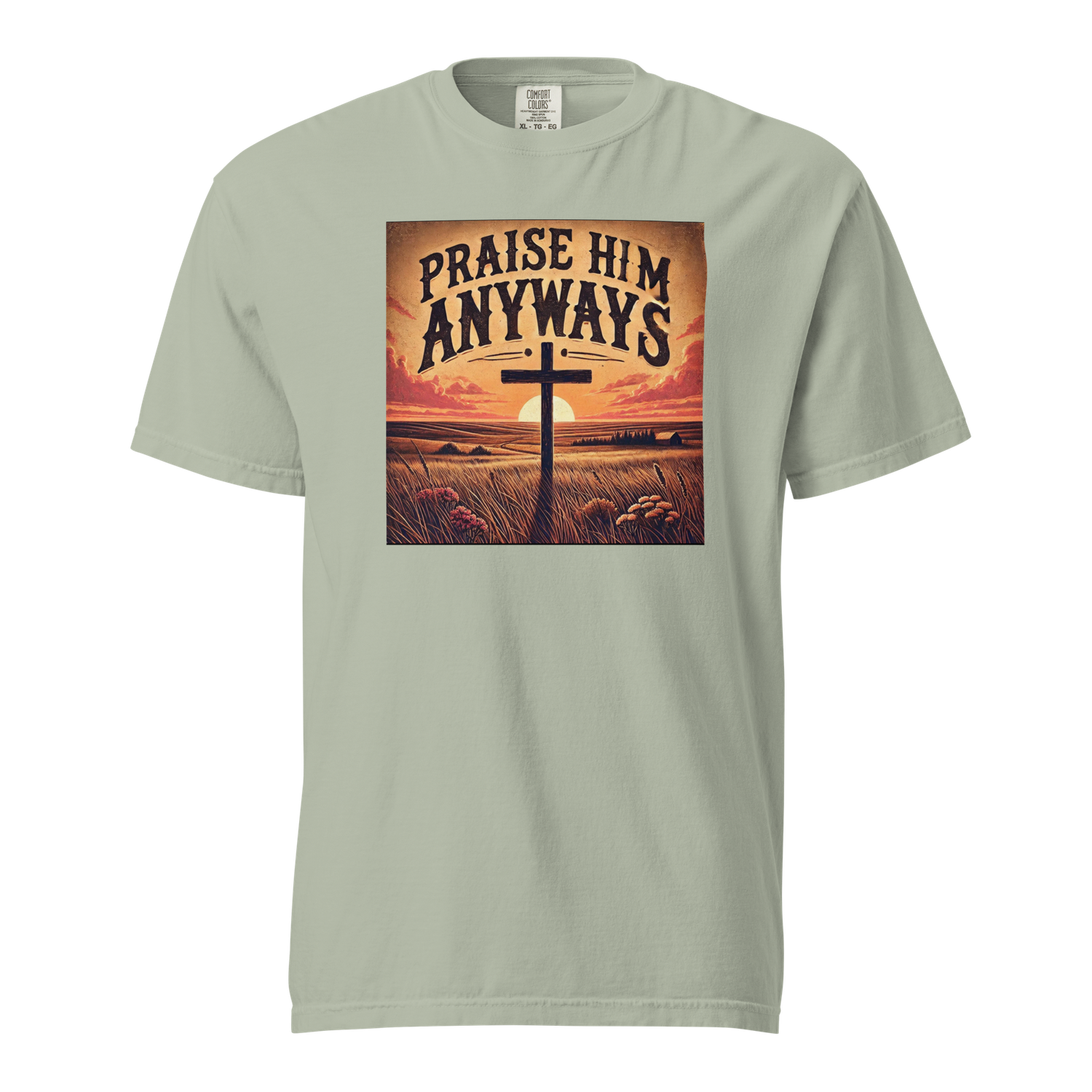 Praise Him anyways Oversized Tshirt