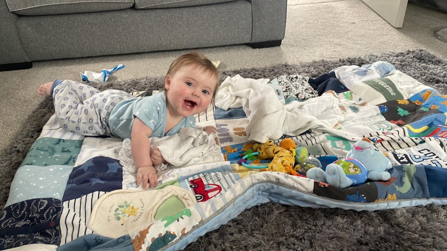 Cotbed Size Keepsake Blanket