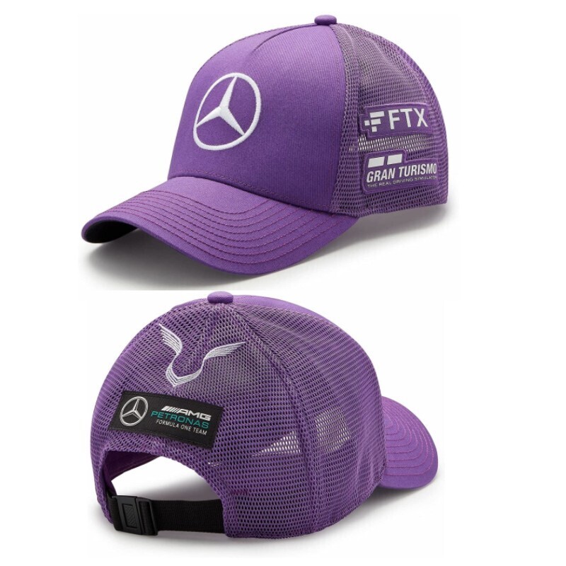 Mercedes Purple Cap