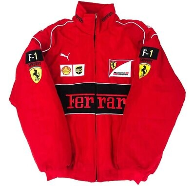 Ferrari Red Bomber Jacket