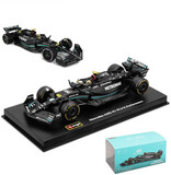 Mercedes W14 1:43 Burago Plexi Case